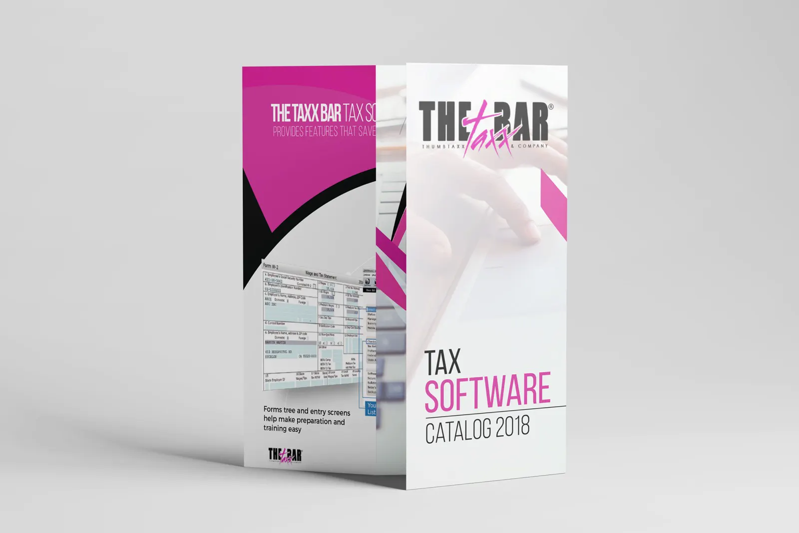 Brochure design: Taxxbar.Webp