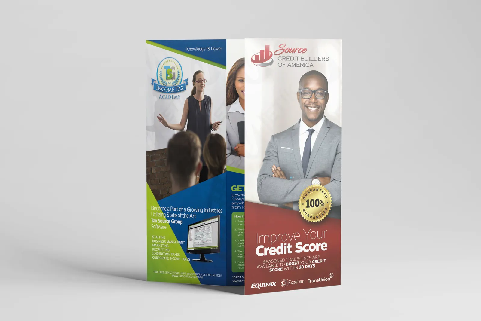 Brochure design: Tsg.Webp