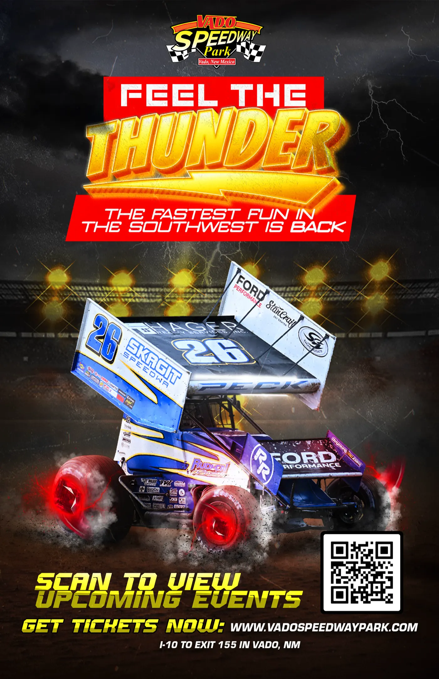 Vado Speedway · Race Season Creative · piece 2